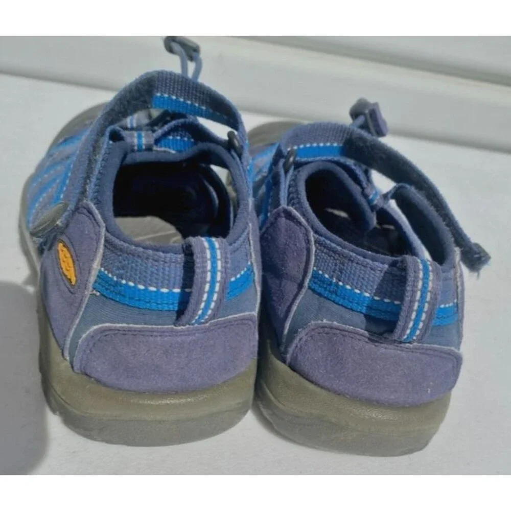 KEEN Newport H2 Kids Boys Sport Waterproof Sandals Shoes Size 3 Blue Closed Toe